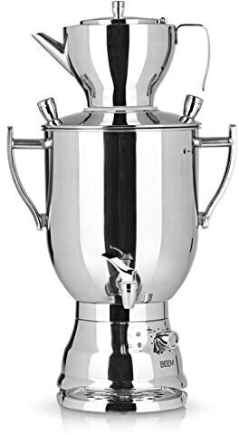 سماور برقی بیم آلمان - مدل Beem Samowar 3008C ظرفیت 8 لیتر - طراحی صنعتی از جنس استیل ضد زنگ